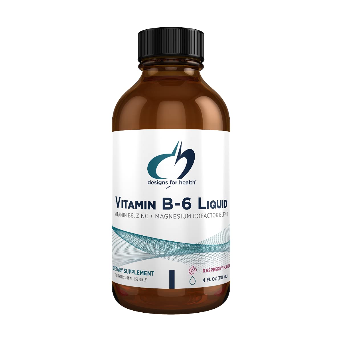 Designs for Health Vitamin B6 Liquid 50mg B6 with Magnesium Chelate