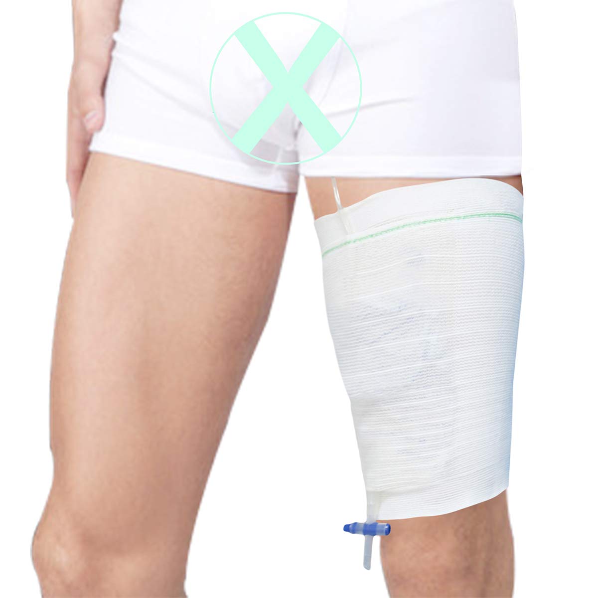 Urinary Leg Bag Urocare® Anti-Reflux Valve / Twist Drain Valve NonSterile  1000 mL Latex - Elevation Medical Supply | Catheter | Ostomy |  Rehabilitation | Compression Stockings | Colorado Springs, CO