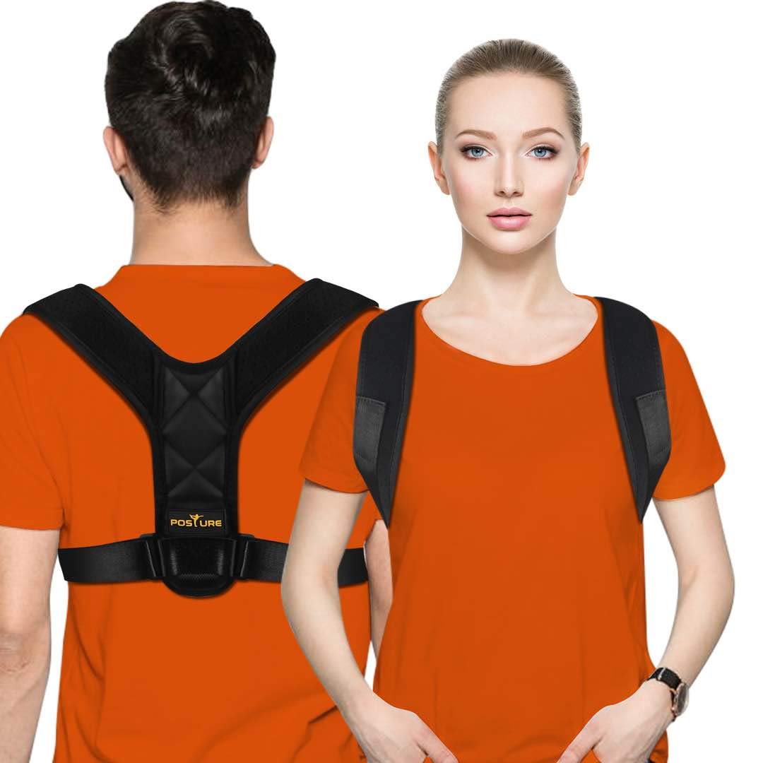 Posture Corrector for Men and Women - Posture Brace Adjustable Upper ...