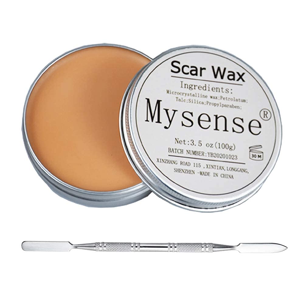 Scar Wax Kit Halloween, Makeup Kit Scars Wax Zombie Make Up Makeup Scar  Makeup Skin Wax Special Effects Halloween Stage Fake Wound Molding Scar  with