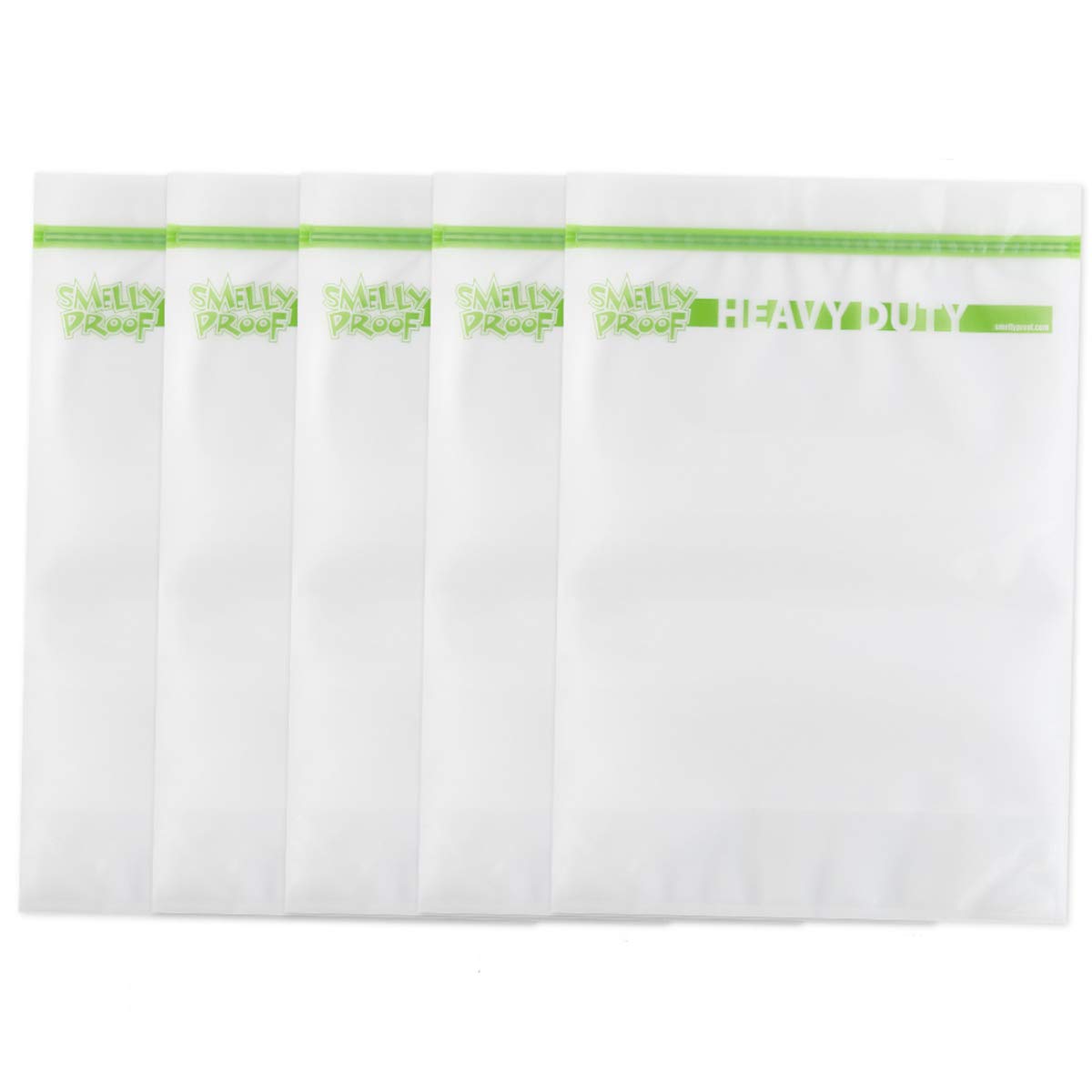 Smelly Proof - Reusable Clear Odor-Proof Storage Bags - 5-Pack - Barrier Technology - Made in The USA