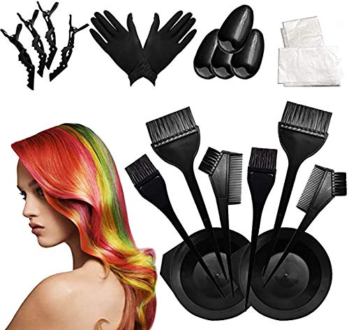20pcs Hair Dye Kit,Hair Dye Brush Bowl Set,Hair Color tool Kit Including  Hair Tinting