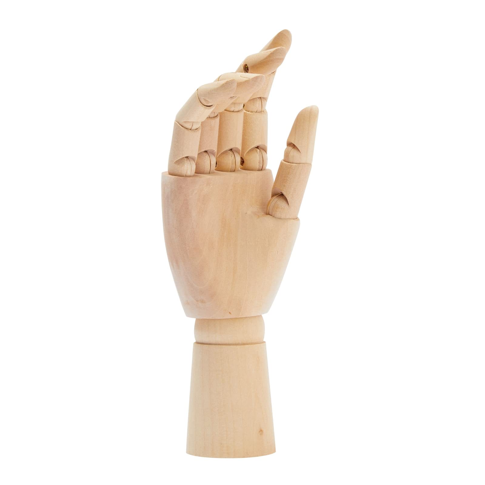 Wooden Hand Model, 7 Art Mannequin Figure with Posable Fingers