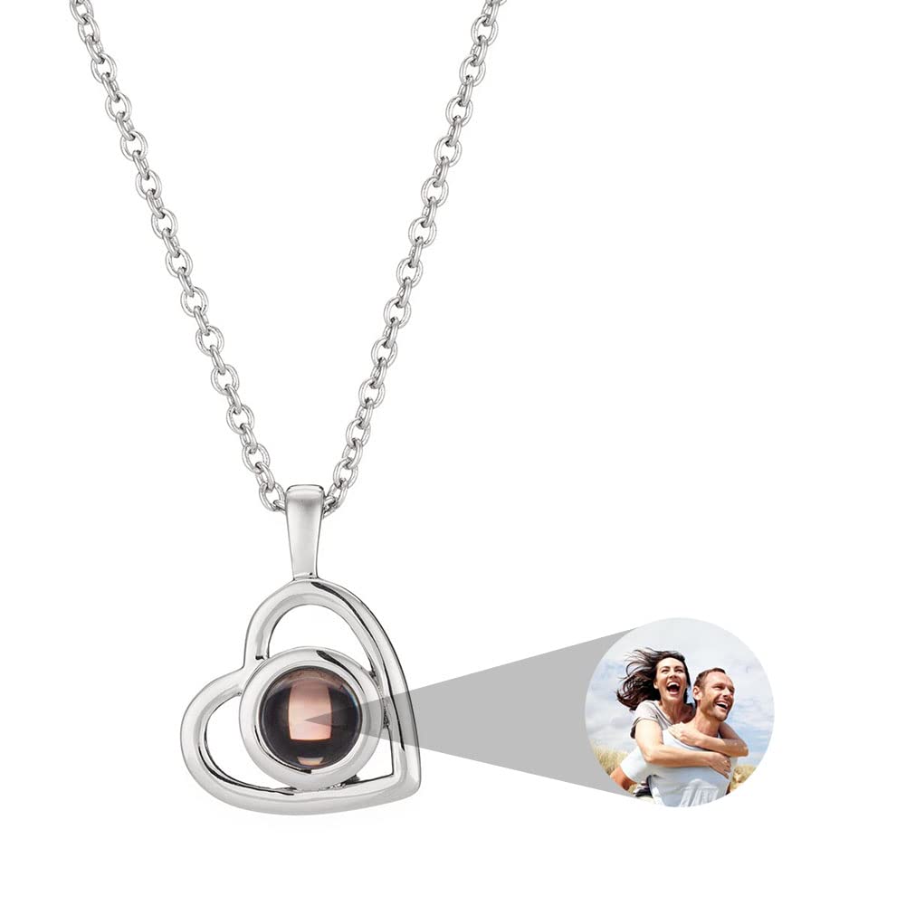 Buy 925 Sterling Silver Custom Projection Necklacepersonalized 100  Languages Love Necklace,pet Memorial,wedding Giftsanniversary Gift Online  in India - Etsy