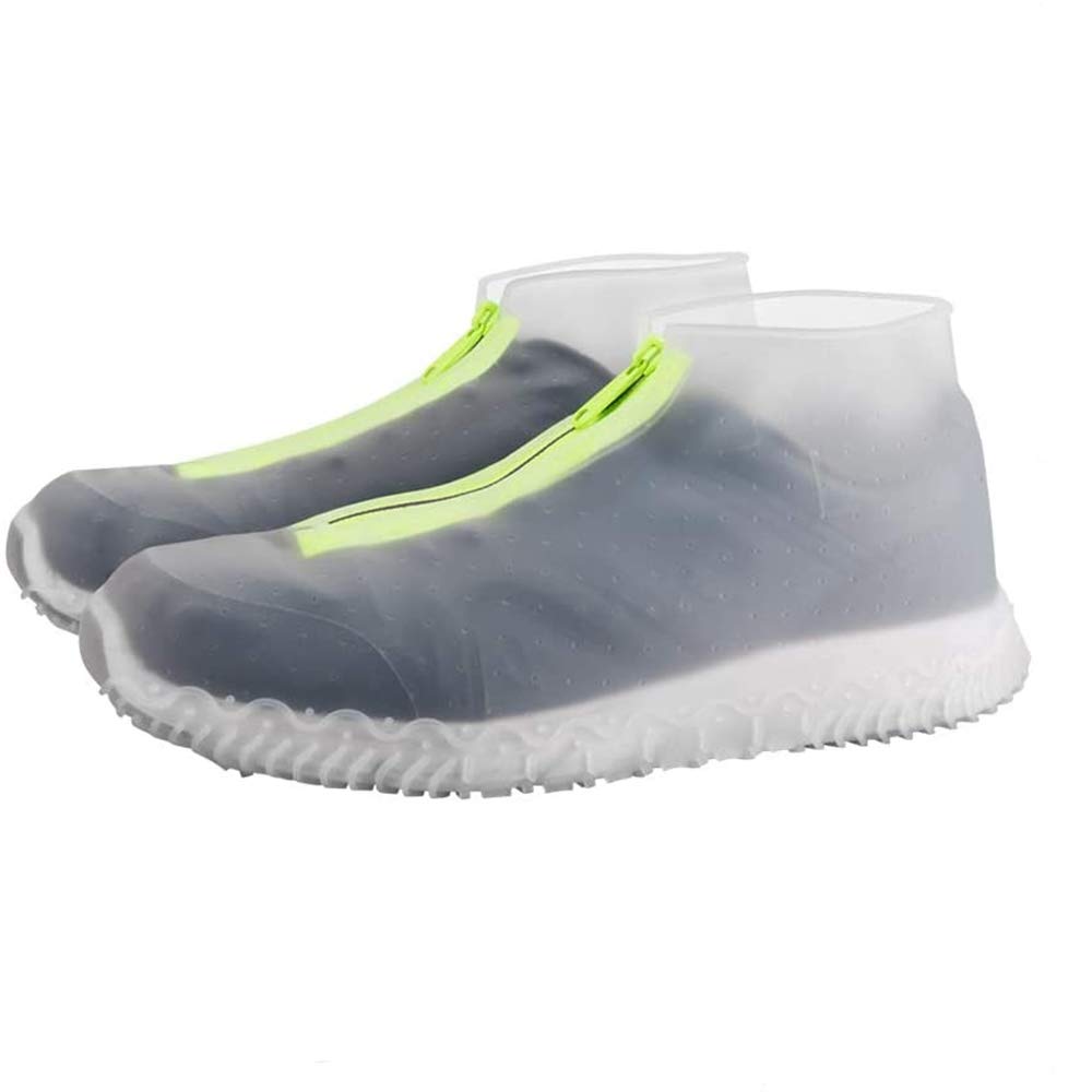  ATOFUL Reusable Silicone Waterproof Shoe Covers, Silicone Shoe  Covers with Zipper No-Slip Silicone Rubber Shoe Protectors for Kids,Men and  Women (Green, XL) : Sports & Outdoors