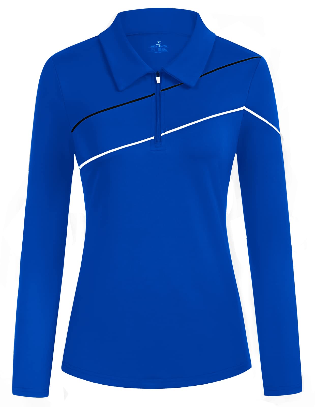 JACK SMITH Women Golf Polo Shirts Dry Fit UPF 50+ Long Sleeve
