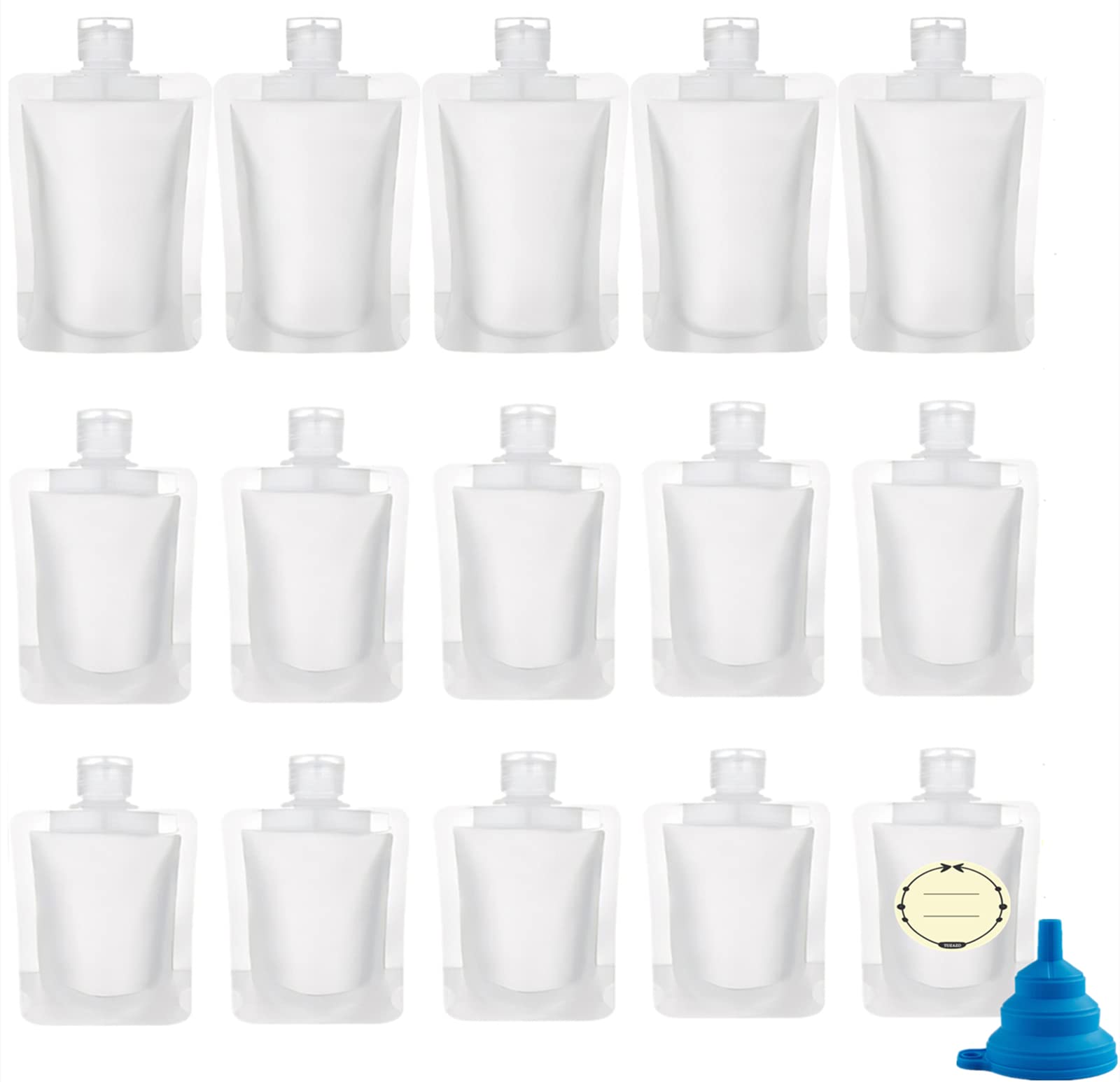 30ml 50ml Travel Size Plastic Squeeze Bottles For Liquids 30ml