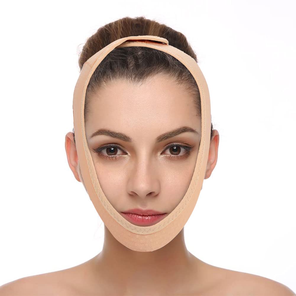 Faja Facial Face Lifting Slimming Belt Anti Wrinkle Face Slimming Mask Strap  Face Line Smooth Breathable Bandage for M