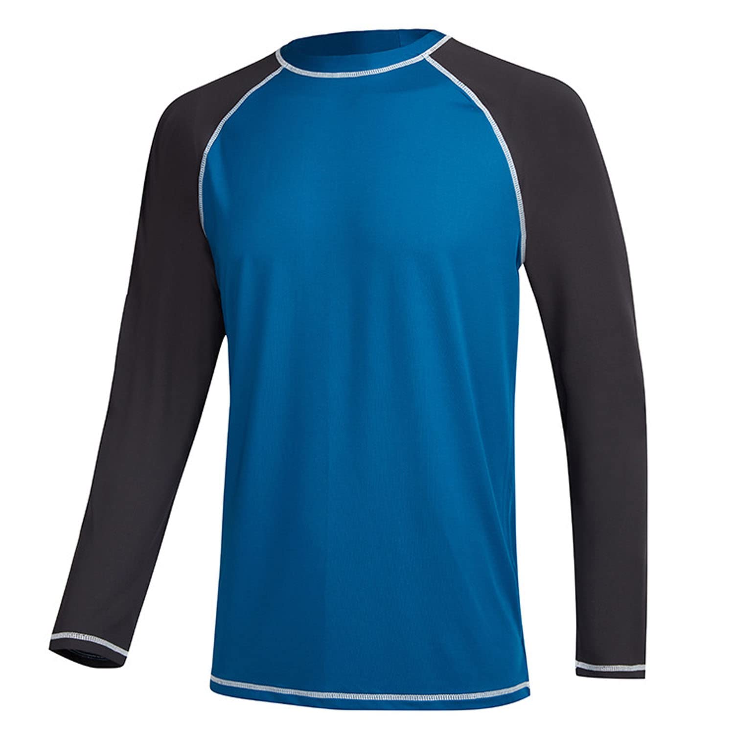 Men's Long Sleeve Swim Shirts Rashguard UPF 50+ UV Sun Protection