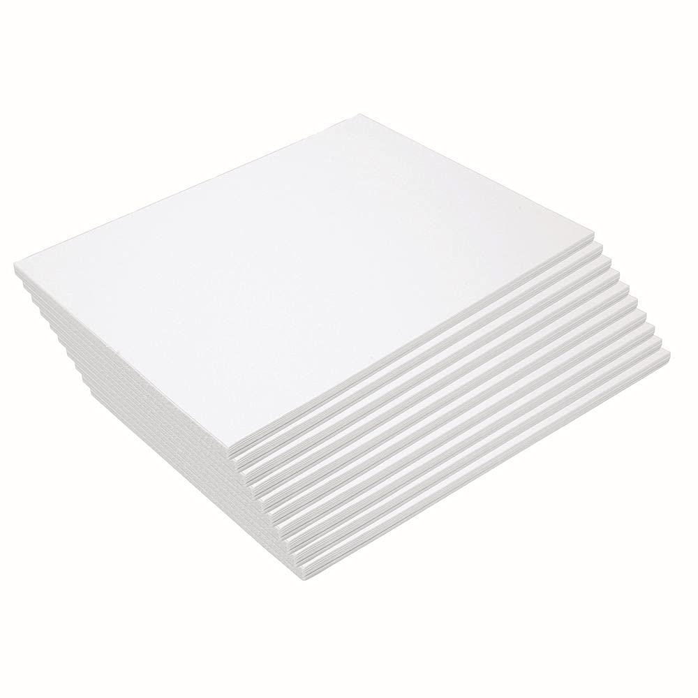 Construction Paper White 9 inches x 12 inches 500 Sheets