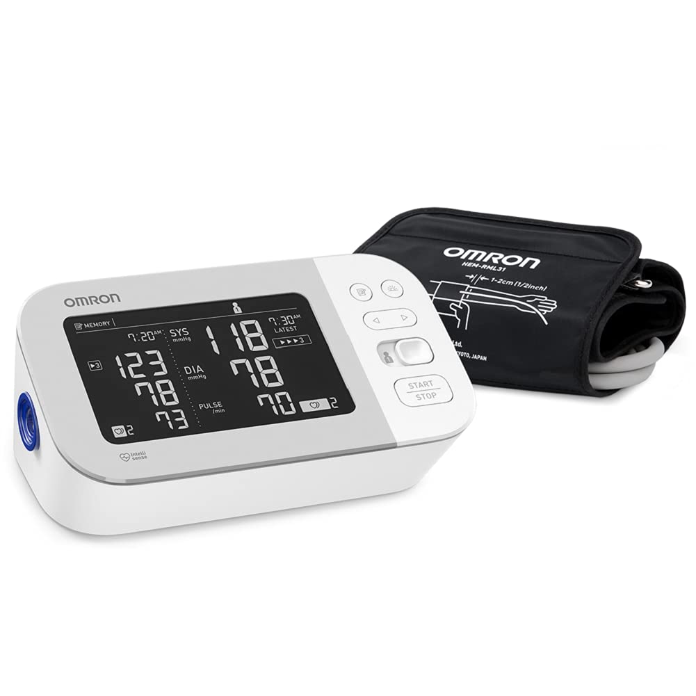 OMRON Platinum Blood Pressure Monitor with Free 6-month Premium Mobile App  Trial, Upper Arm Cuff, Digital Bluetooth Blood Pressure Machine, Stores Up