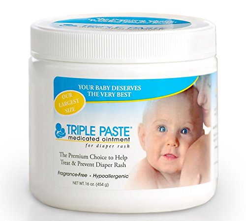 Triple Paste Medicated Ointment for Diaper Rash 16 Ounce