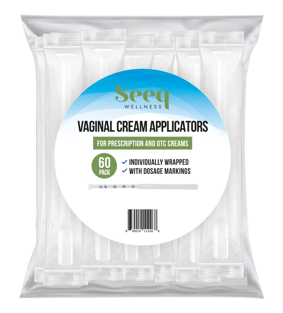 Disposable Plastic Vaginal Cream Applicators to Fit Preseed Lubricant