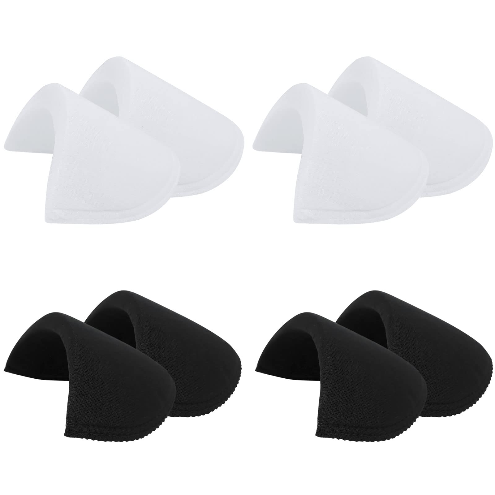 1pair Soft Anti Slip Self Blazer Shoulder Pads For Women Clothes Sponge