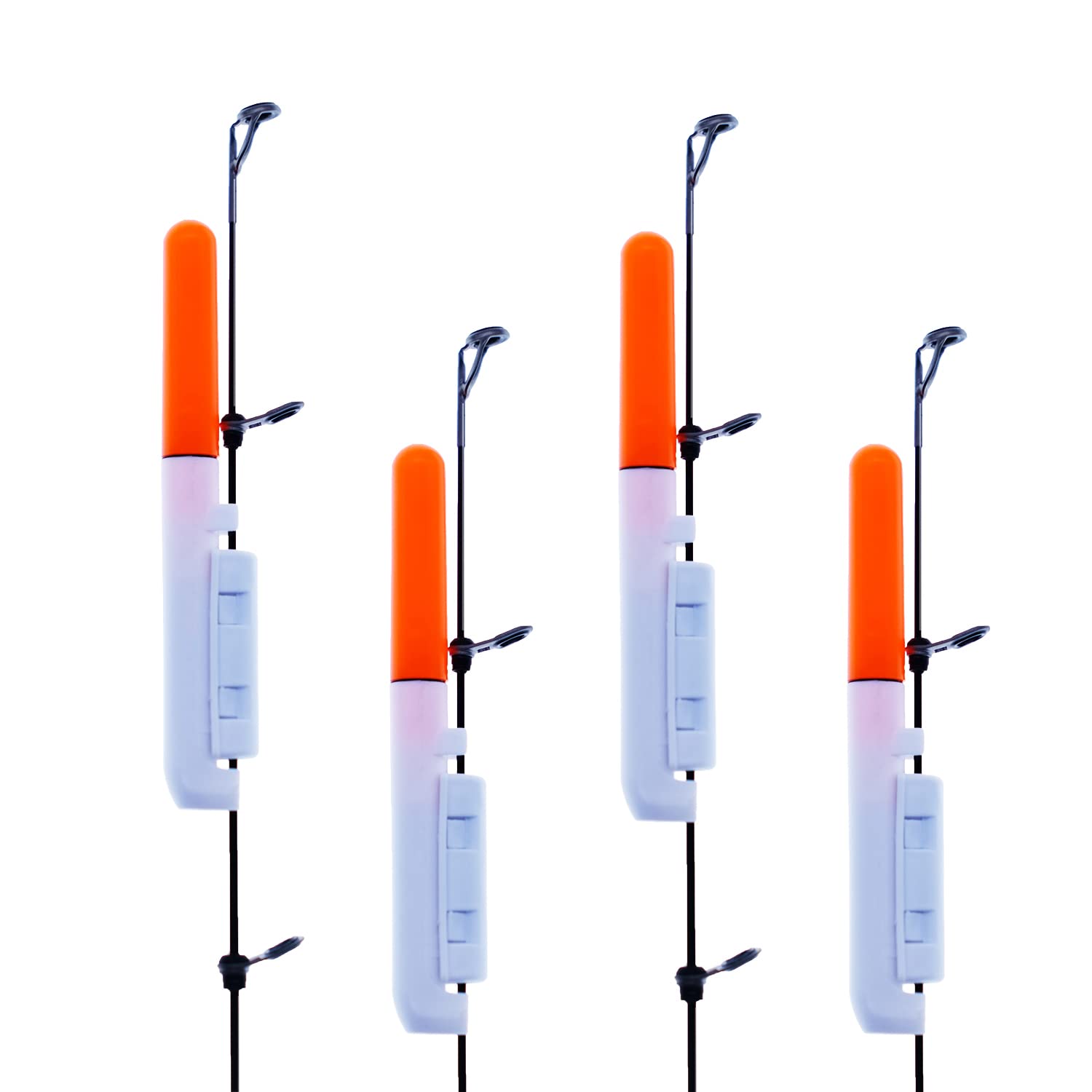 MEEYO Fishing Glow Sticks LED Night Fishing Strike Alert Glow Stick Bite  Alarm, Battery Included 4