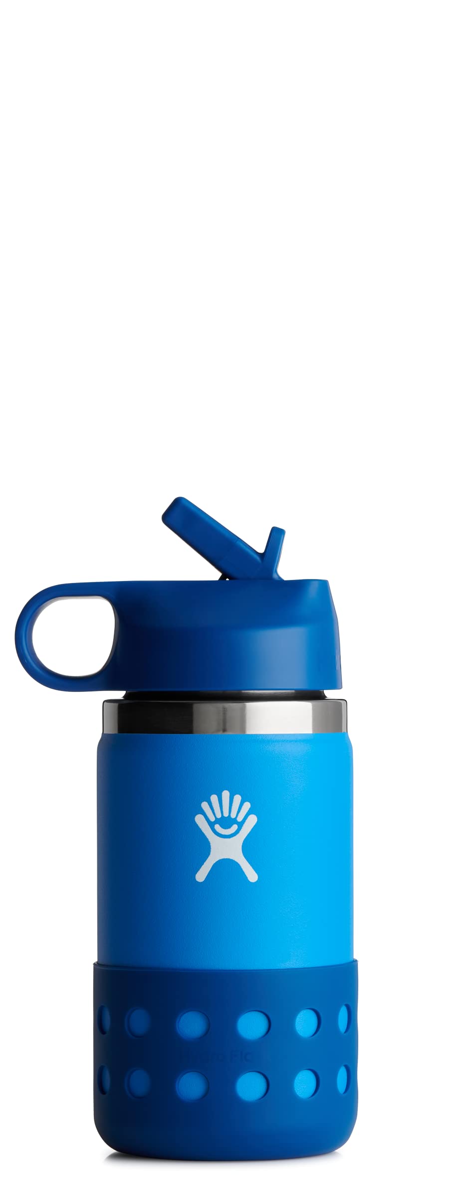 Hydro Flask Kids' Wide-Mouth Vacuum Water Bottle with Straw Lid - 12 fl. oz.