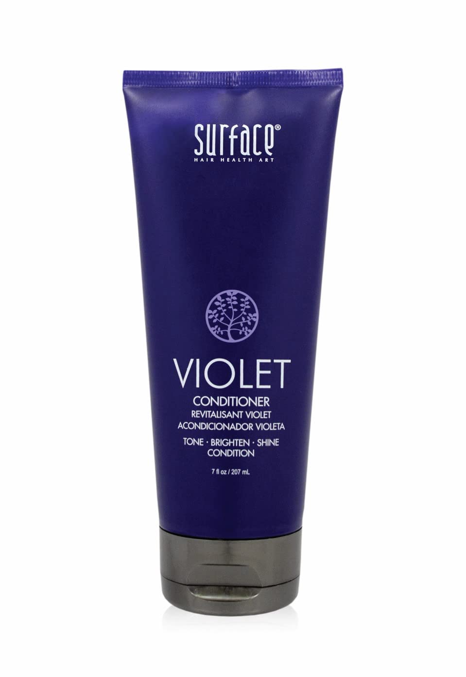 Surface Hair Pure Blonde Violet Conditioner: Purple Conditioner for Blonde  Hair Moisturizing Conditioner Eliminates Brassy Yellow Tones- Lightens  Blonde Platinum Ash Silver and Grays 7 Fl Oz (Pack of 1)