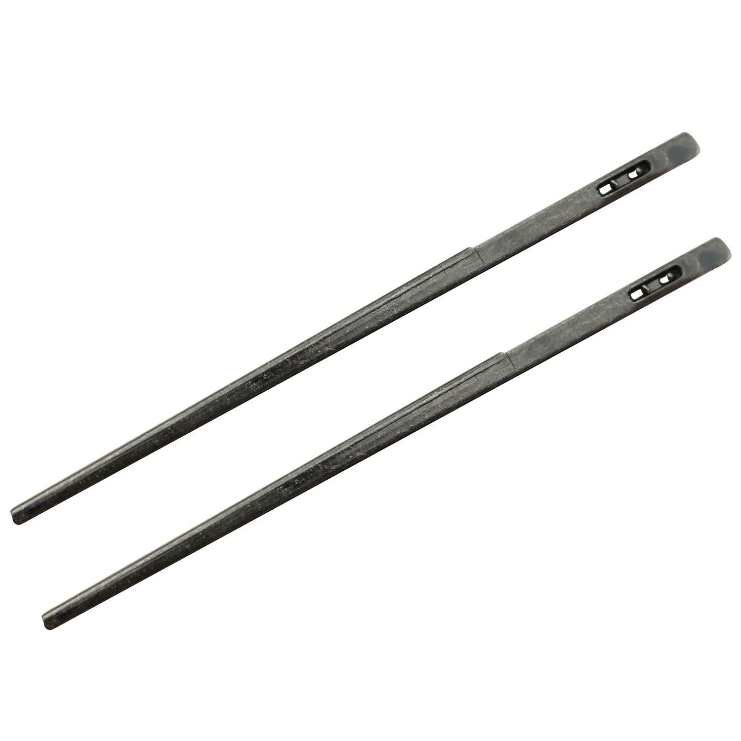 Sewing Leather Needle LQ Industrial 2PCS Manual Lacing Threading Two Pron  Metal Needle Handmade Leather Tools DIY Skin Tool LeatherCraft Double Prong  Needle Black SLNMLTT-56-2