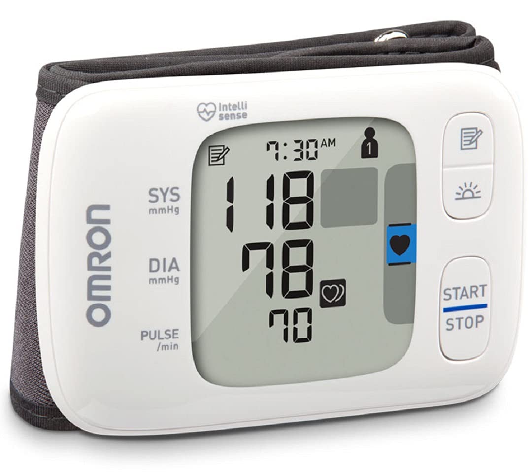 OMRON Gold Blood Pressure Monitor, Portable Wireless Wrist Monitor