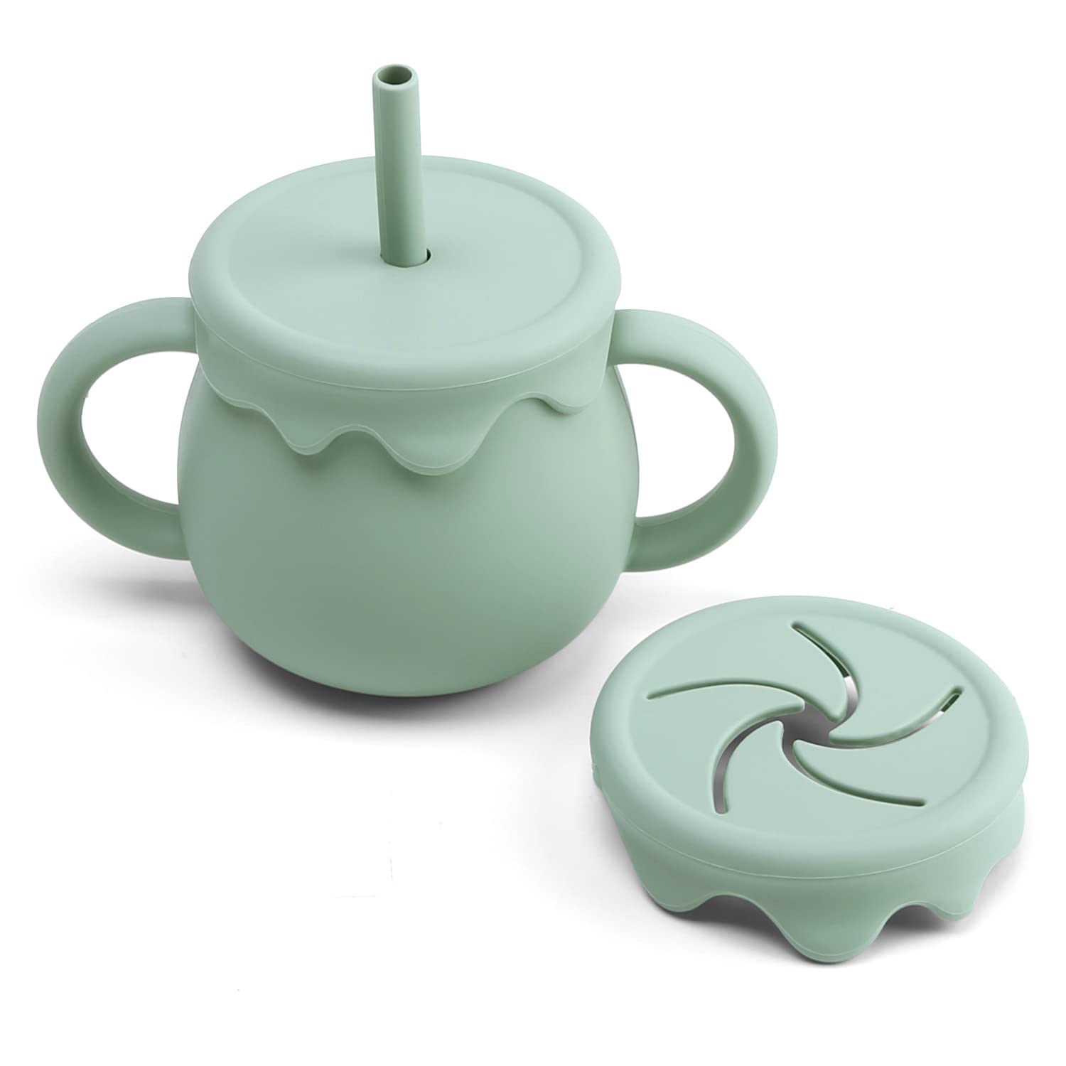 Mushie Baby Silicone Snack Cup