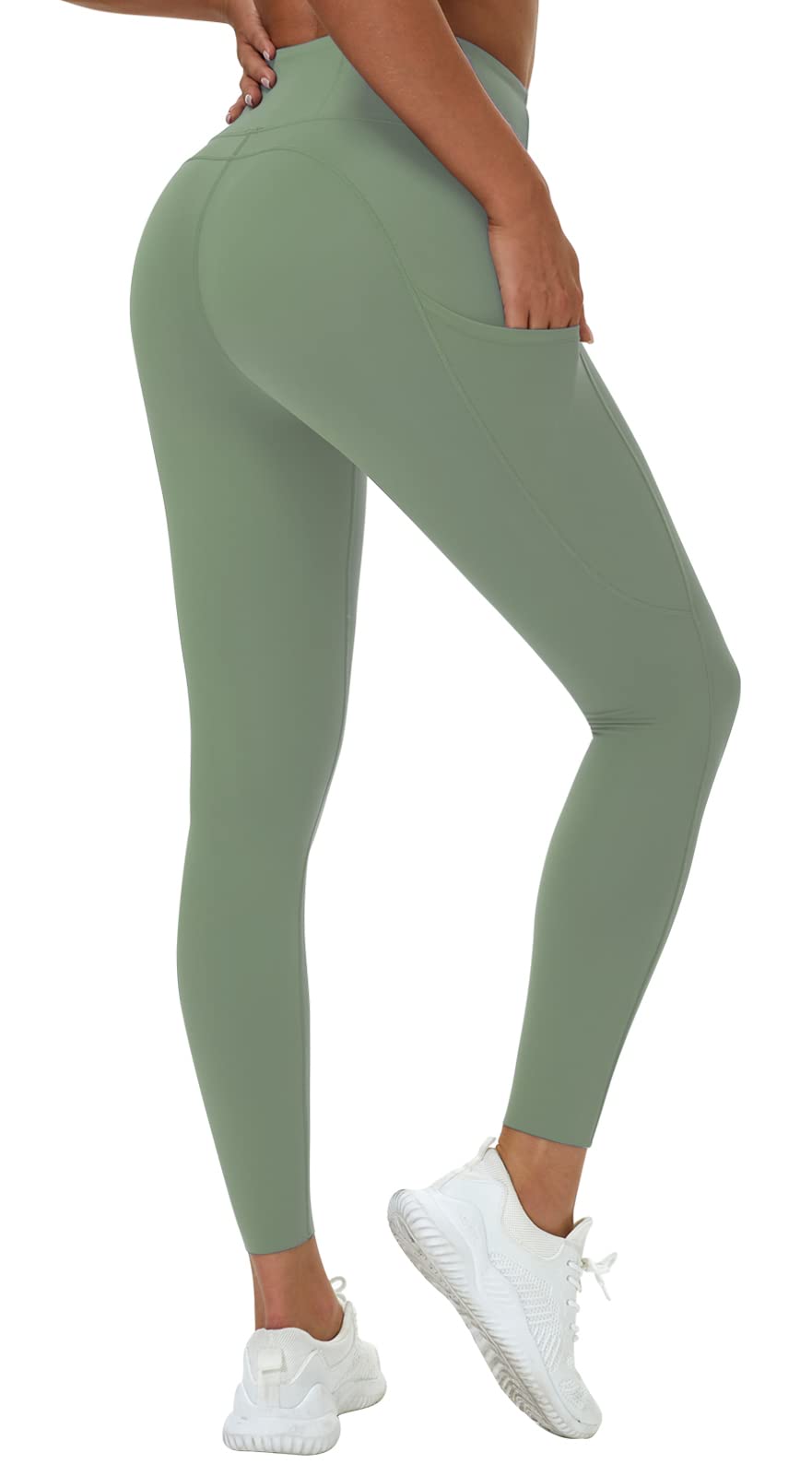 Green Mid Waist Women Leggings, Party Wear, Straight Fit at Rs 83 in Jaipur