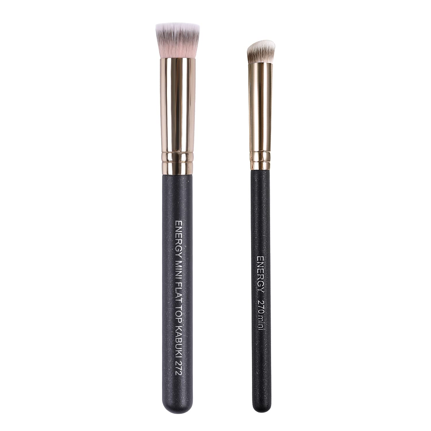 Mini Precision Flat Top Kabuki Brush - Mypreface Synthetic Small Flat Top  Kabuki Makeup Brush Best for Acne and Undereye Blending for Maximum  Coverage