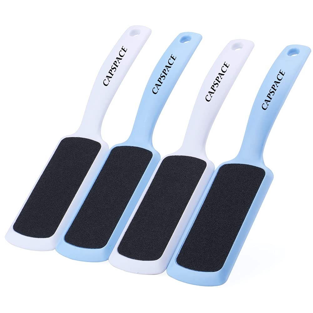 4 Pcs Pedicure Foot Rasp Foot File Callus Remover Dead Skin & Double-Sided  Foot Scrubber