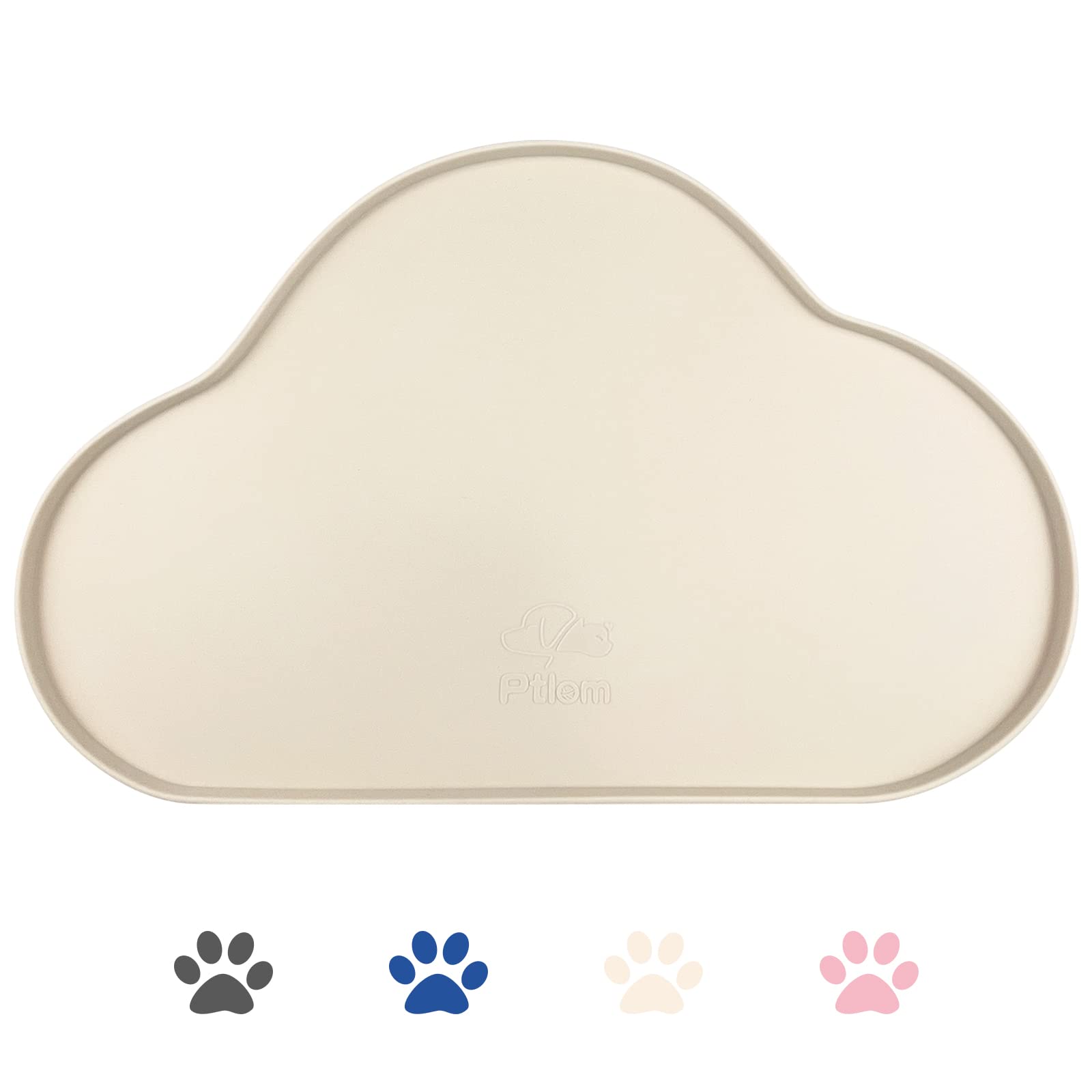 Ptlom Pet Placemat for Dog and Cat, Mat for Prevent Food and Water