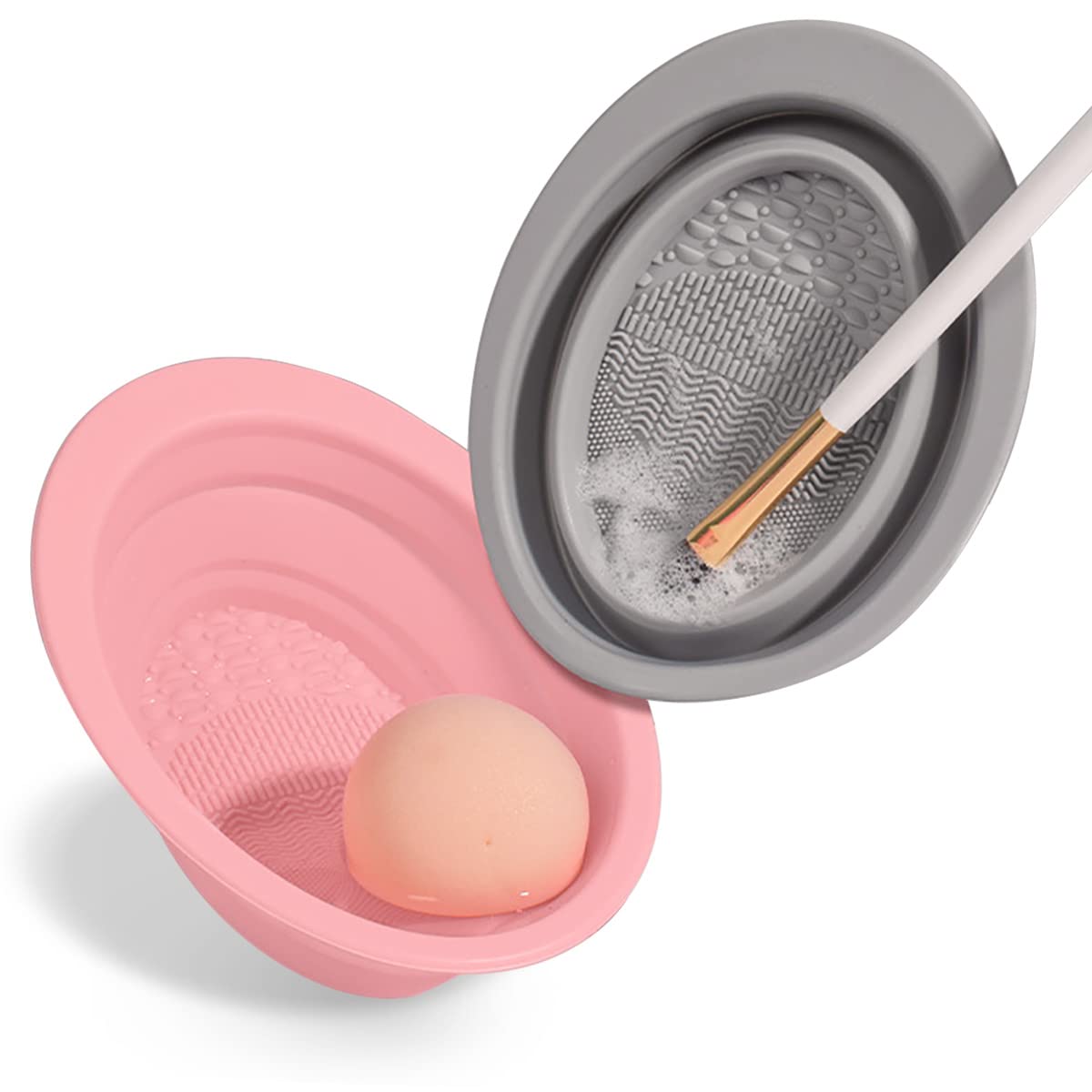 Brush Egg - Makeup Brush Cleaner Tool - Pink