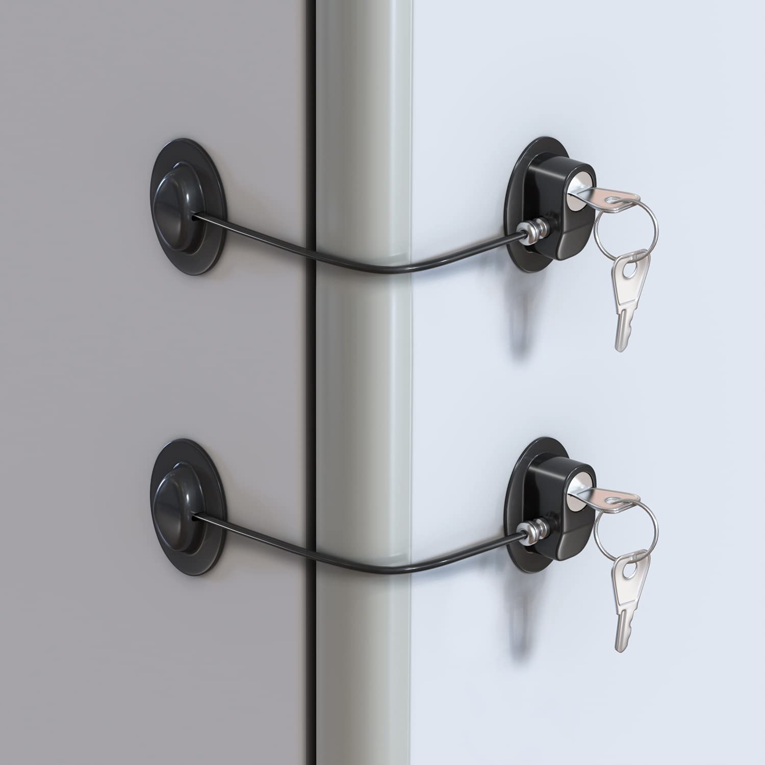 HavenHause Fridge Lock with 4 Keys usable as Cabinet Locks