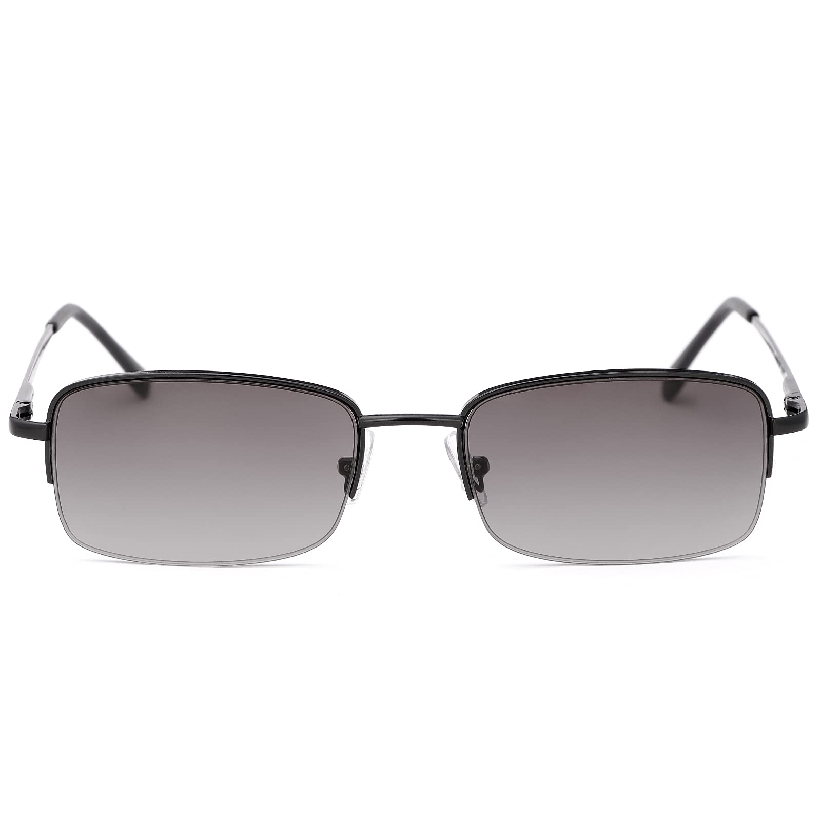 Full Lens Reading Glasses UV400 Protection Spring Hinge Sunglasses Anti  Blue Light Sun Readers for Men Women -Not Bifocals Black 1.5 x