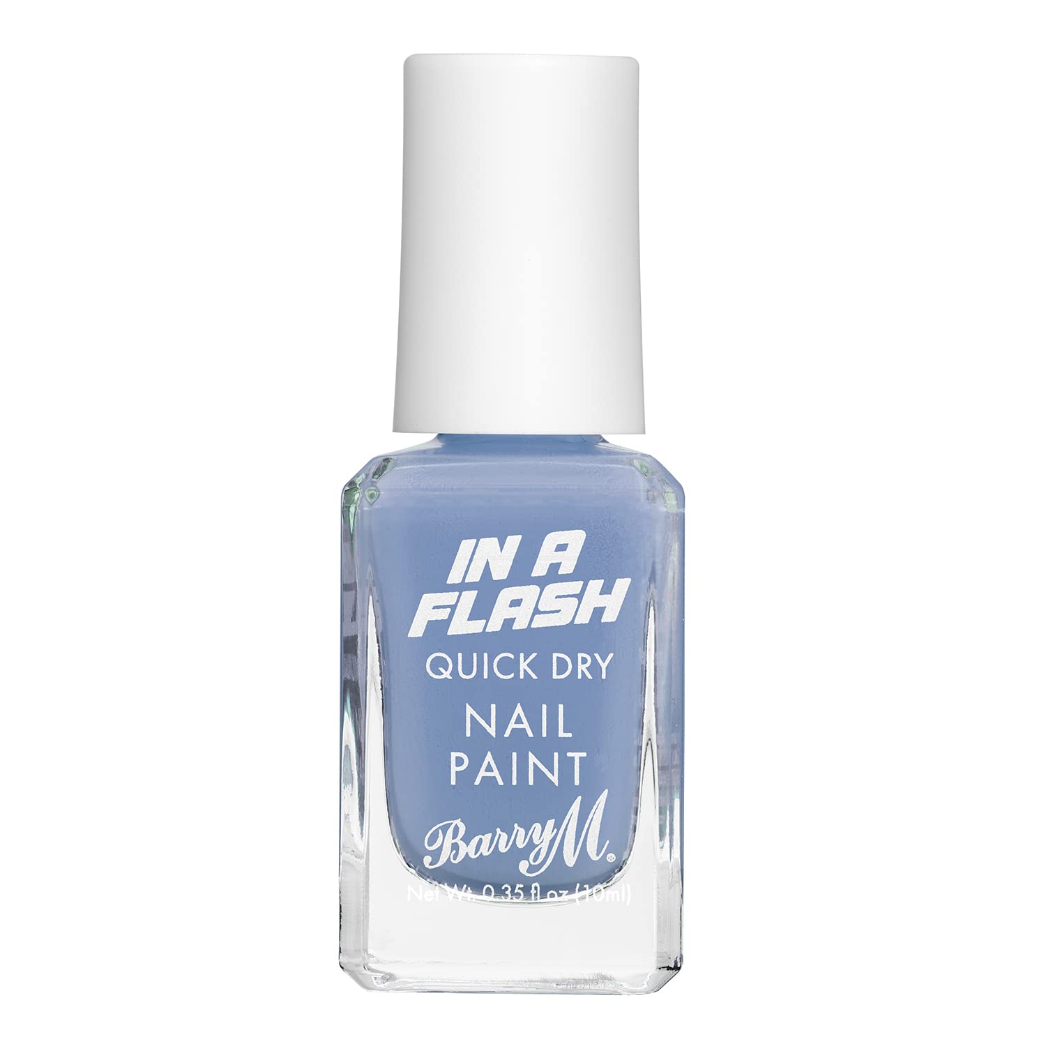 Barry M In A Flash Quick Dry Nail Paint In Shade Brisk Blue