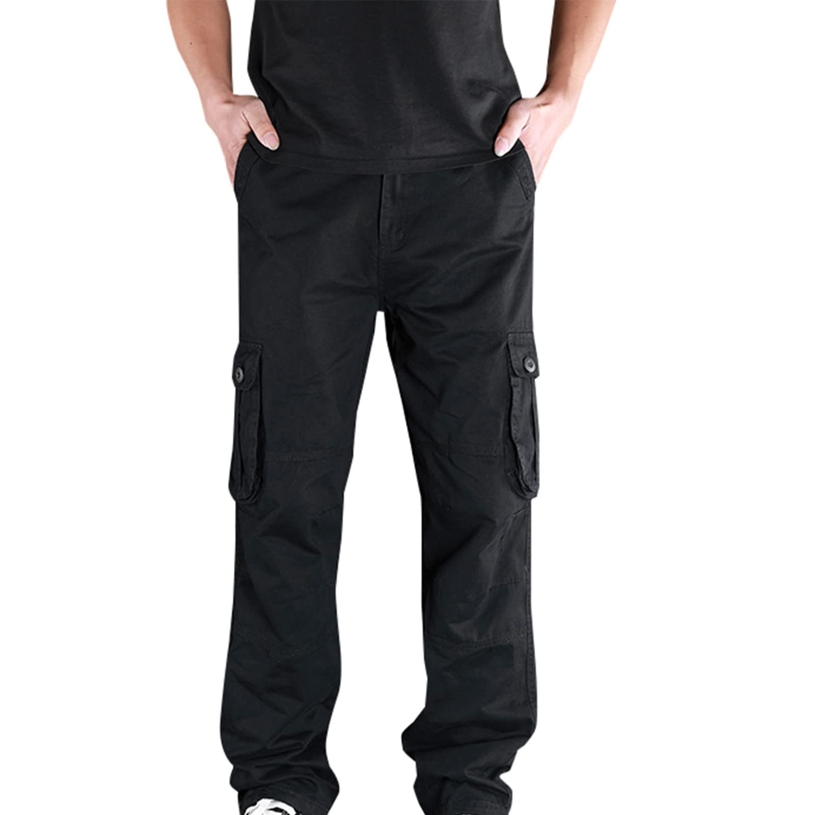 TRGPSG Men's Casual Relaxed Fit Cargo Pants, India | Ubuy