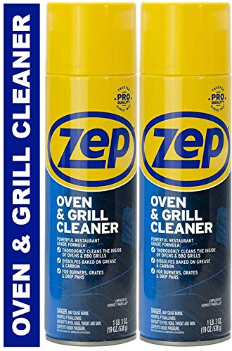 Zep Heavy-Duty Foaming Oven and Grill Cleaner 19 oz. (Pack 2) - Restaurant  Grade Formula 