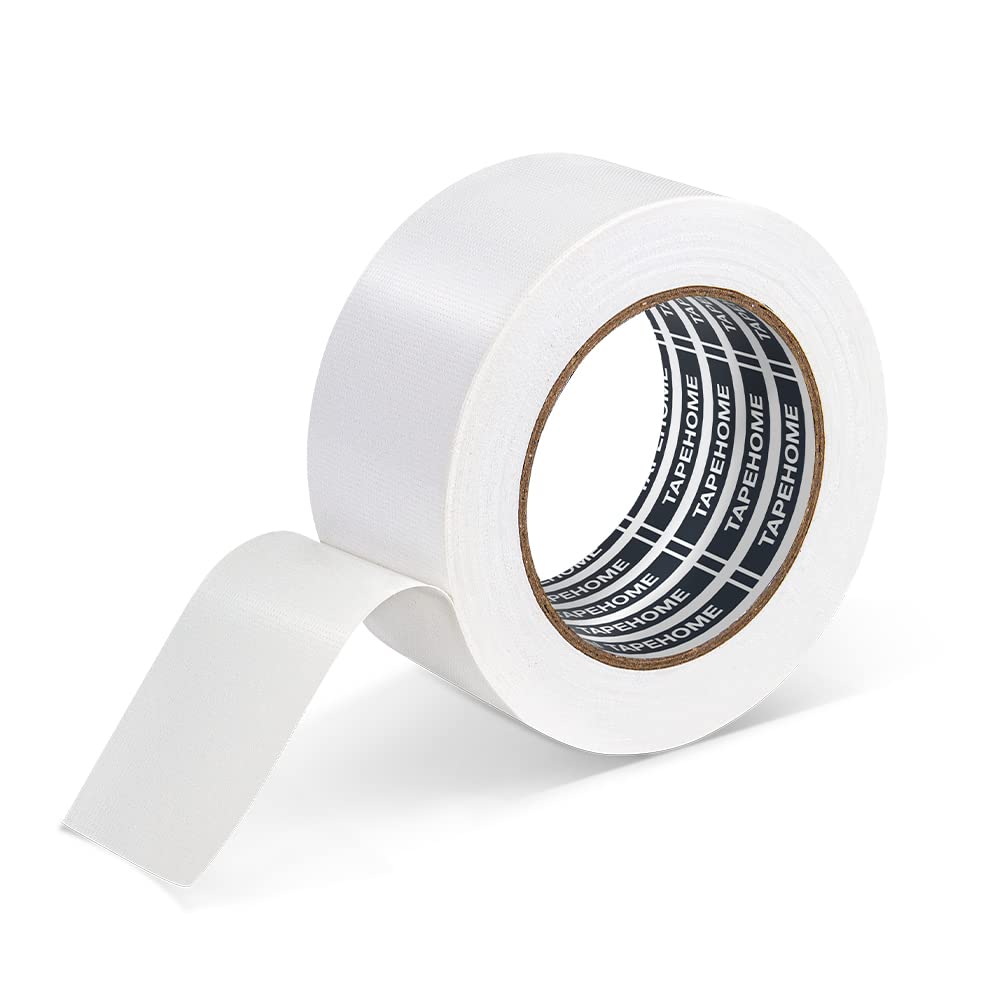 Duct Tape Heavy Duty White - 1.88 Inches x 35 Yards Waterproof Multi  Purpose Large Duct Tape Bulk Strong Industrial Max Strength Wide Adhesive  Tape for Indoor or Outdoor Use,Repair,Tear by Hand