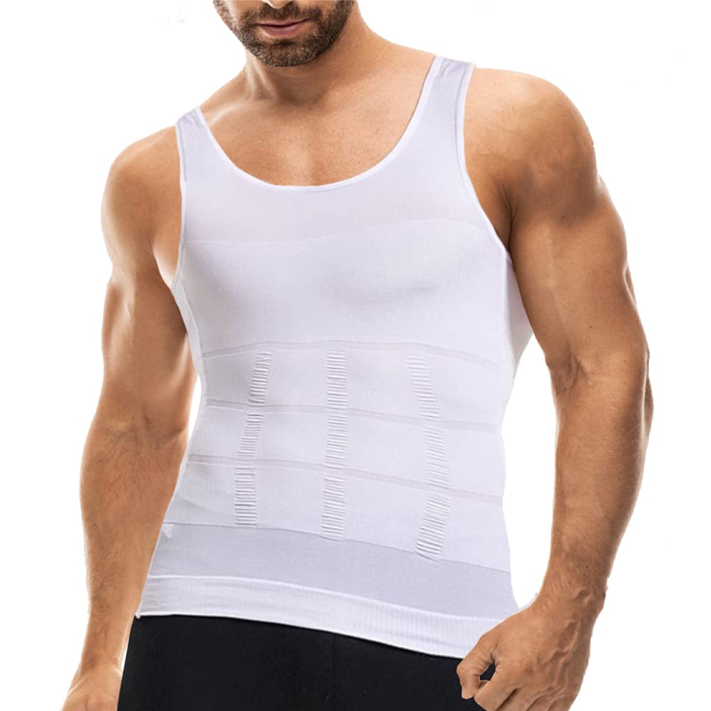 Men's Body Shaper Slimming Compression T-shirt