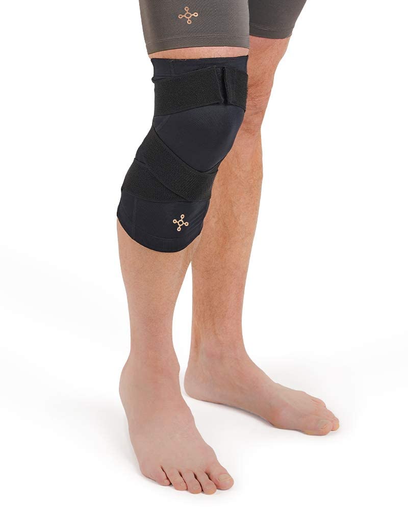 Tommie Copper Pro-Grade Compression Knee Sleeve Unisex Men & Women  Adjustable Ultimate Support Sleeve Integrated Straps for Knee Stability &  Muscle Support - Black Medium Medium Black