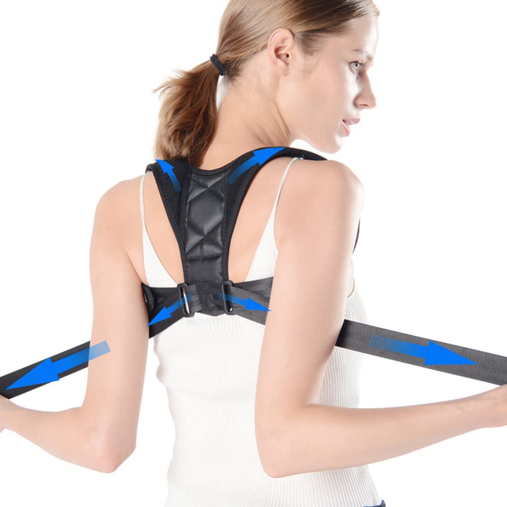 Humpback Correction Belt Full Back Posture Strengthening Corrector for  Women and Men Clavicle Brace for Upper Back Pain Relief Shoulder Support