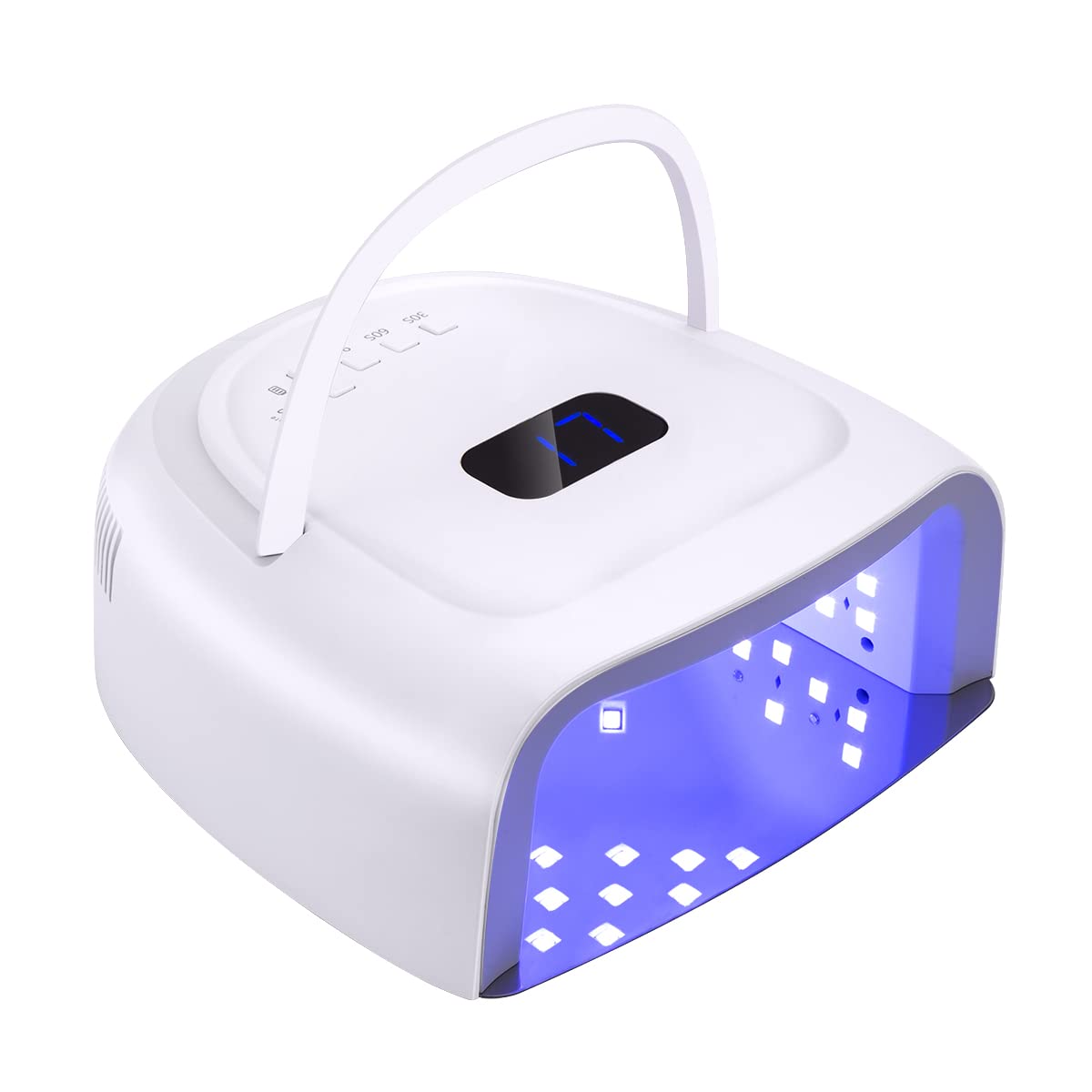 128w Cordless Led Nail Lamp Rechargeable Uv Led Nail Dryer With Smart  Sensor For Gel Polish Dual Usb Power Supply Salon Home Use - Nail Dryers -  AliExpress