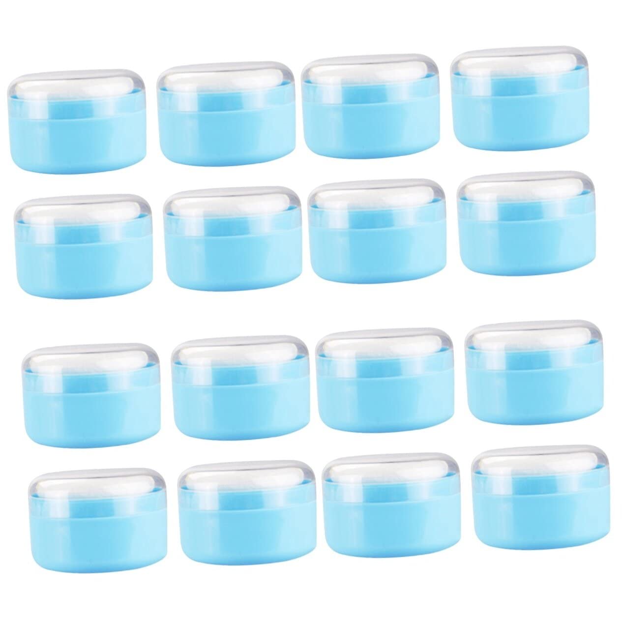 GAFOKI Body Powder Puff Box Baby Powders Makeup Powder Puff Travel Container  Loose Powder Puff Baby