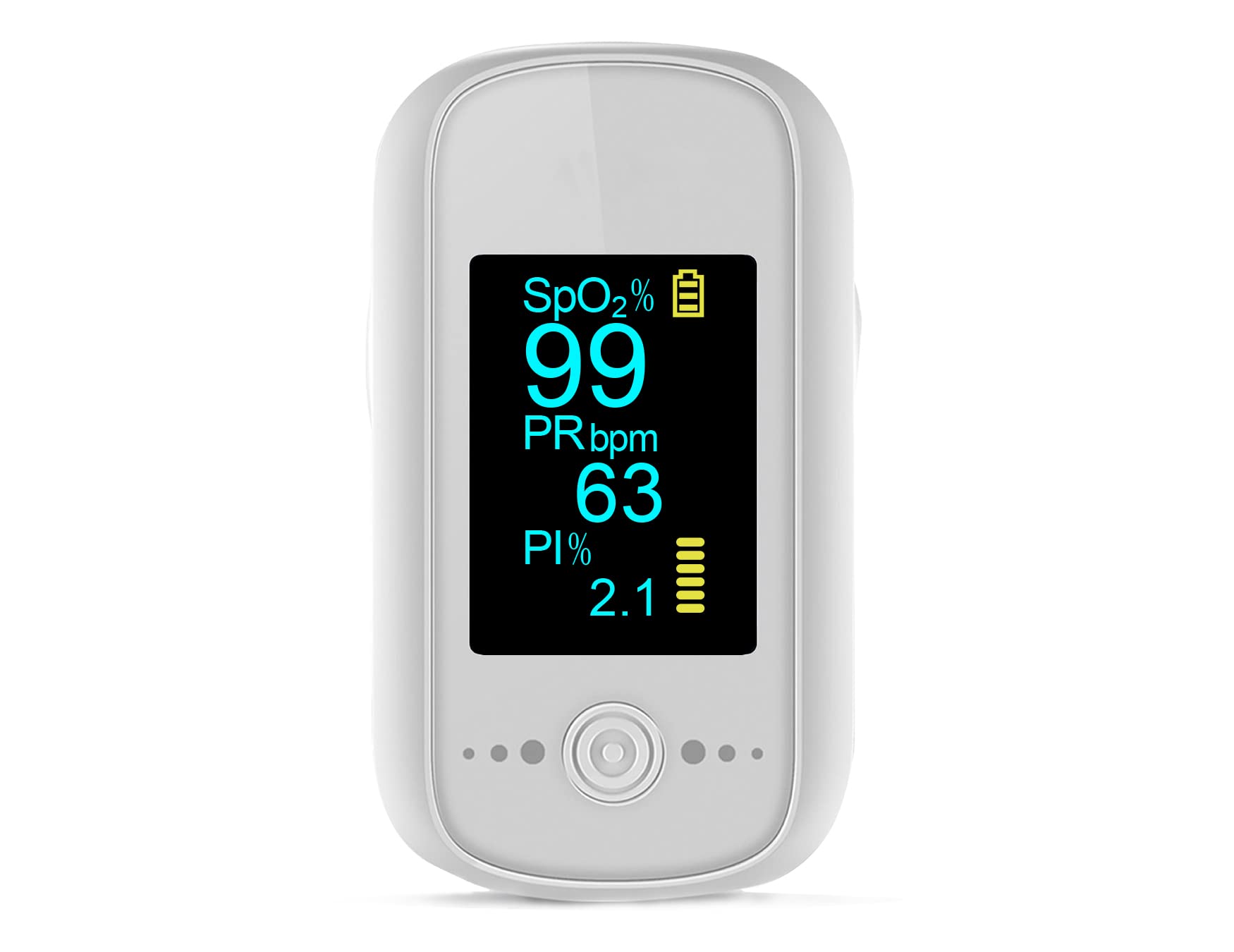 Pulse Oximeter Fingertip, SmileCare Oxygen Meter Finger Pulse Oximeter Blood Oxygen Saturation