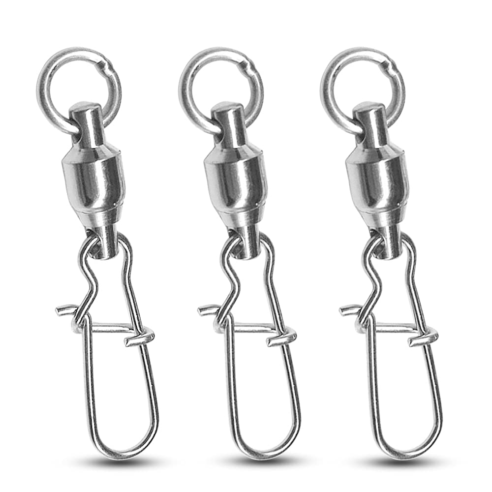 Atibin High Strength Fishing Swivels Tackle Stainless Connector
