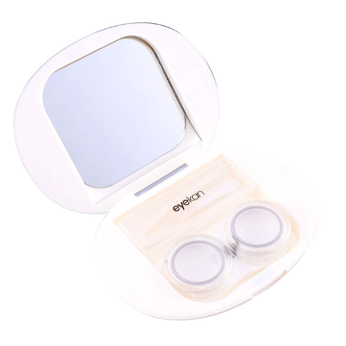 Exceart Mini Travel Contact Lens Box Set with Mirror - Portable Lens ...