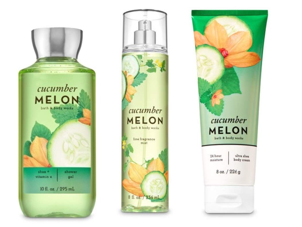 Bath Body Works Cucumber Melon 3 Pc Bundle Buy Now With Express 