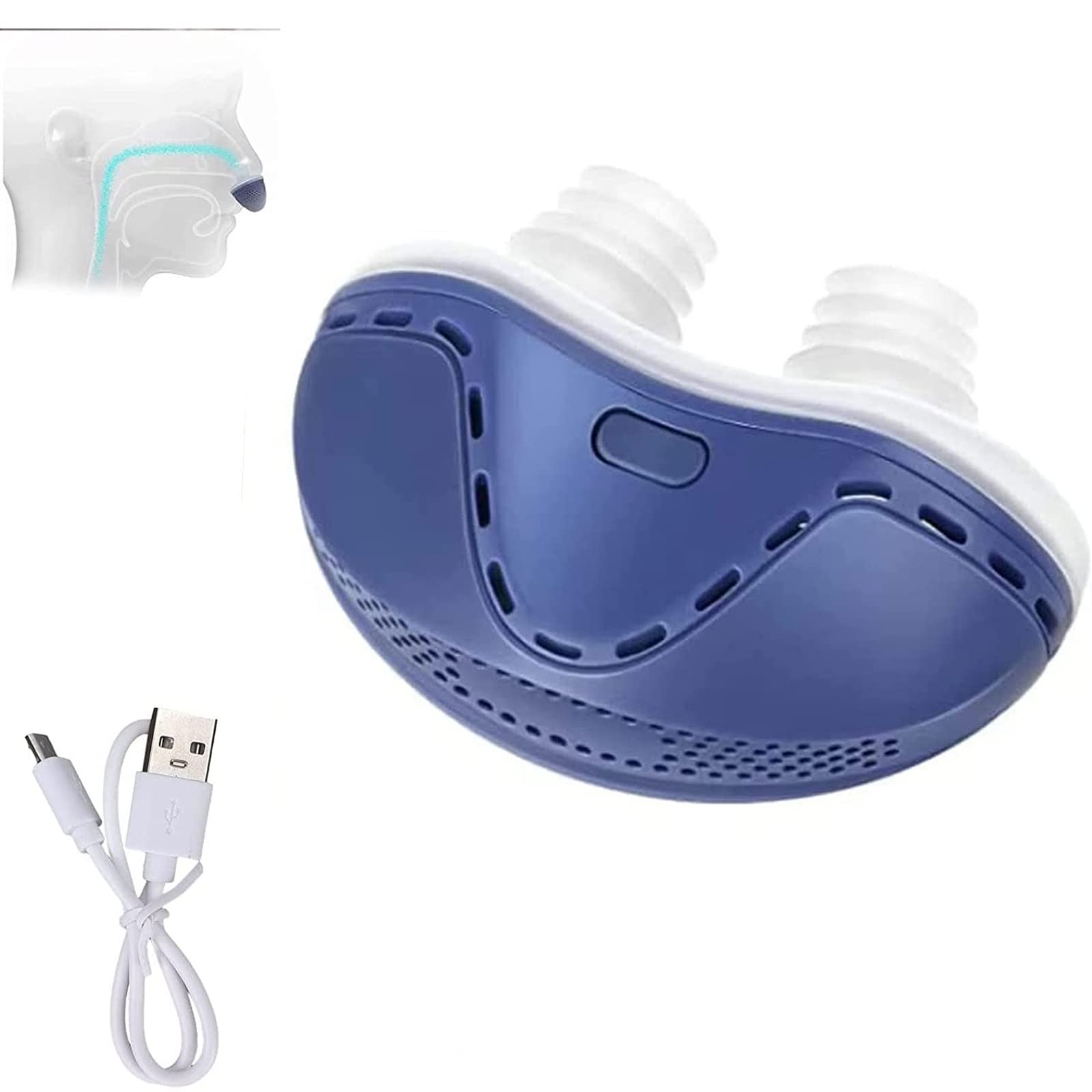 XUEMEIZI Anti Snoring Devices The First Hoseless Micro-Cpap Maskless Nasal  Congestion Respirators to Help Stop Oral Breathing and Stop Snoring