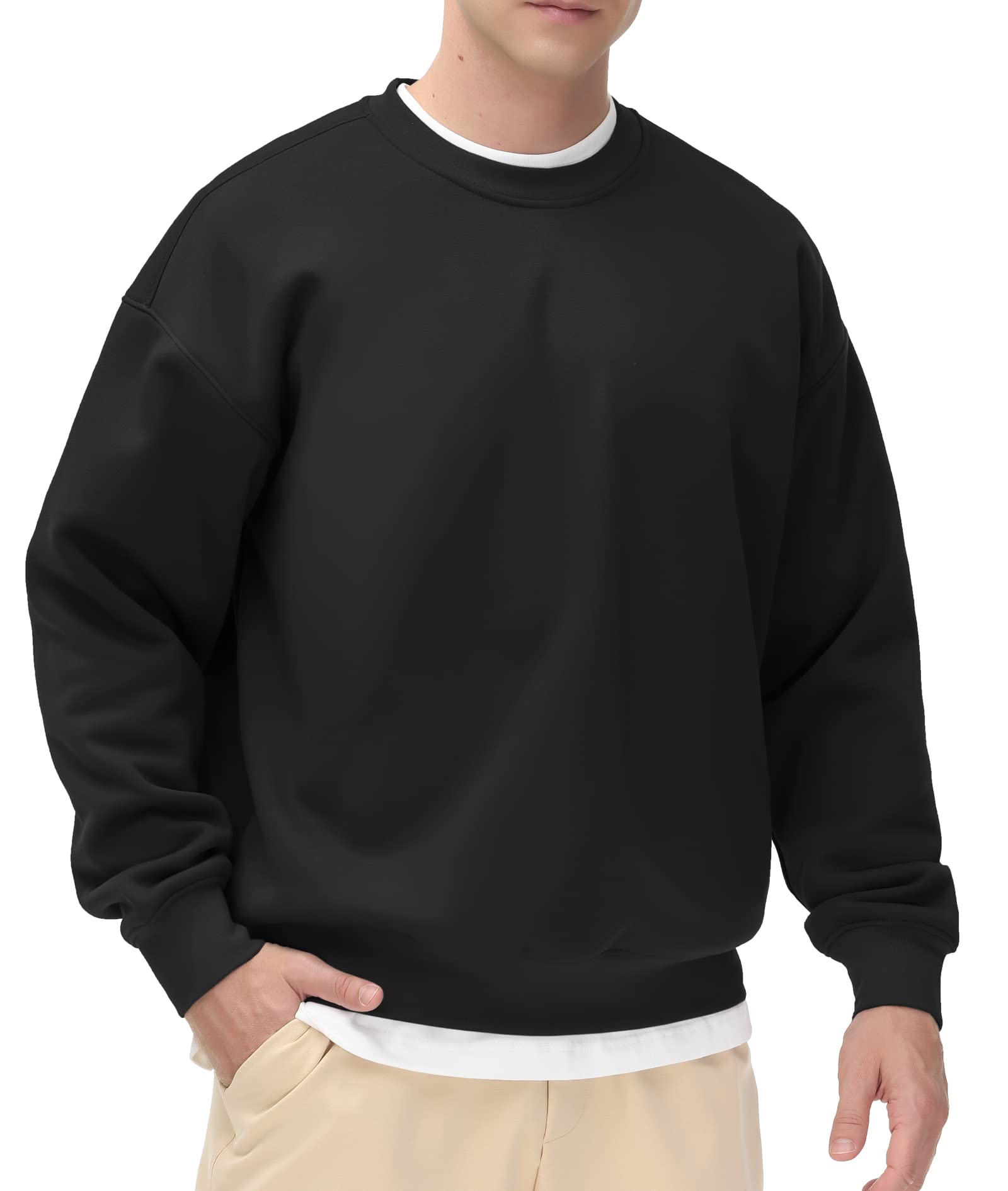 Loose Fit Sweatshirt - Black - Men