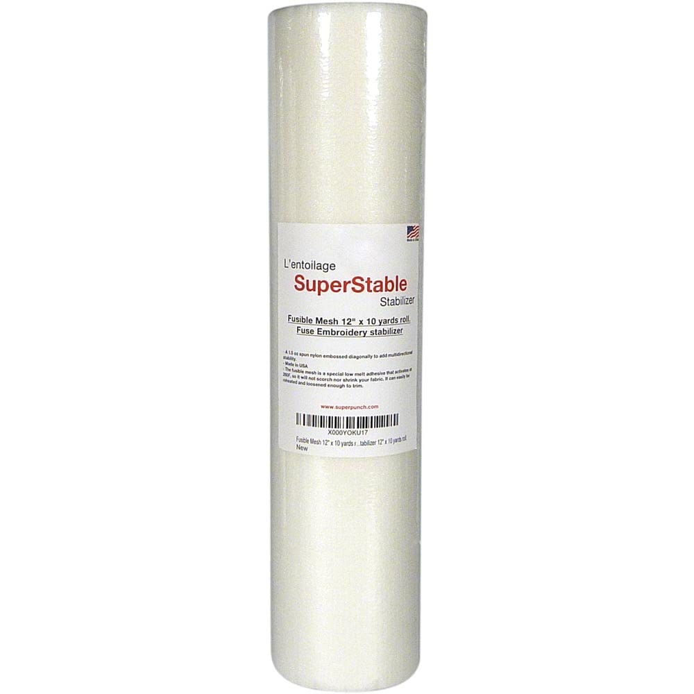 No-Show Mesh Fusible Stabilizer - 1.5 oz Medium White - BLC304