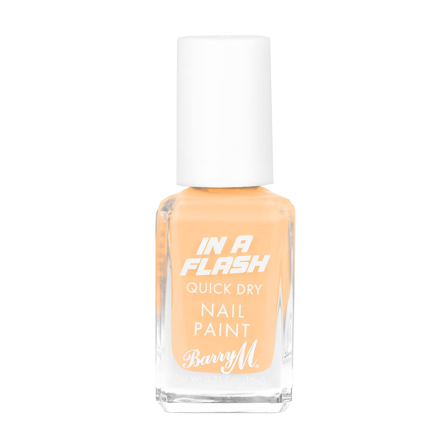 Barry M In a Flash Quick Dry Nail Paint Shade Punchy Peach Quick Dry Nail Polish