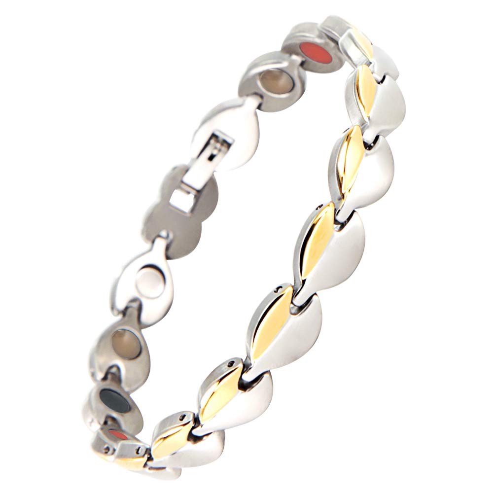 Women Face Reach Design Golden Color Stainless Steel Bracelet For Men -  Style A763 – Soni Fashion®