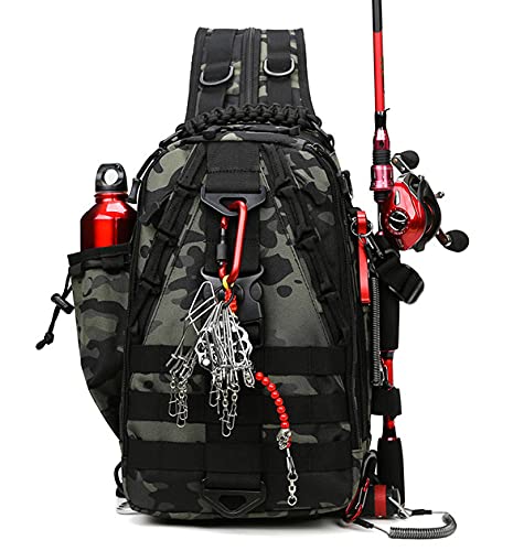 FISKINER Pro Fishing Backpack Creative Fishing Bag Fishing Tackle Storage  Bag Outdoor Shoulder Backpack for Fishing